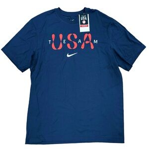 Nike Team USA Olympics 2024 Blue T Shirt